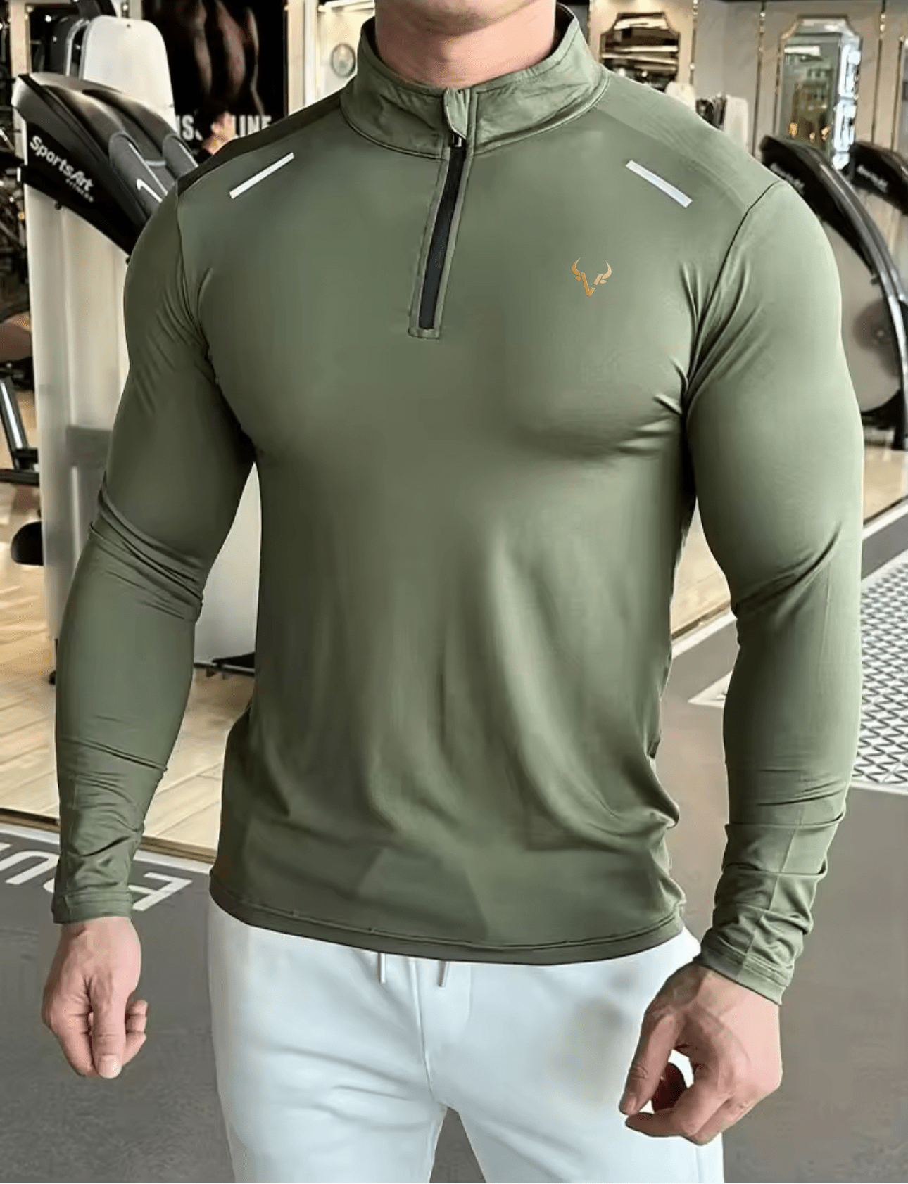 The ‘ARCHON’ Quarter zip top - Bull Valour