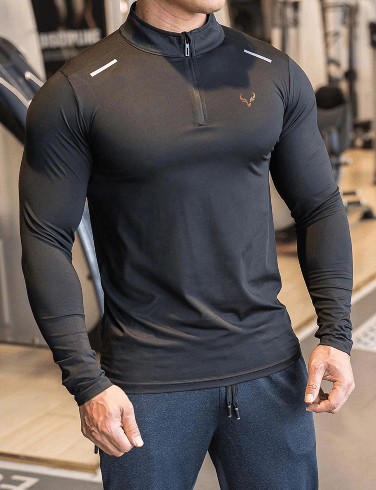 The ‘ARCHON’ Quarter zip top - Bull Valour