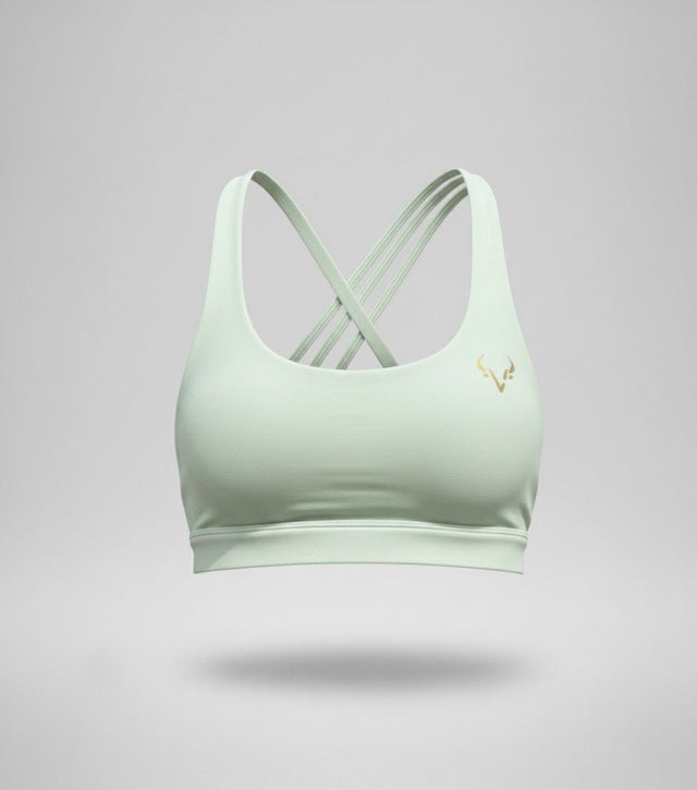 Bull Valour AUREX Sports Bra women’s gym bra UK green